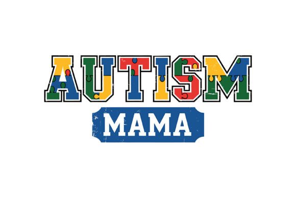Colorful Autism Mama Puzzle Design Review