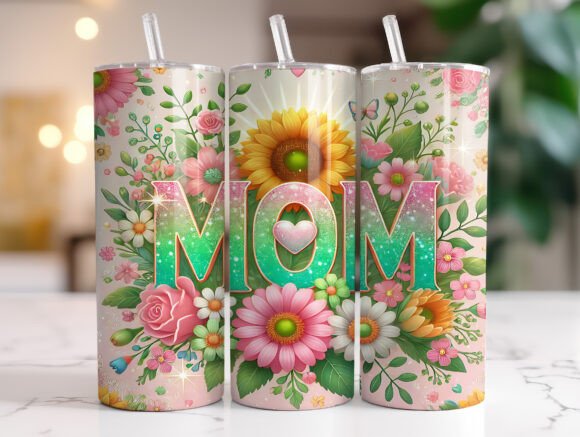 Floral Mom Love Tumbler Wrap Review for Real Embroidery Projects