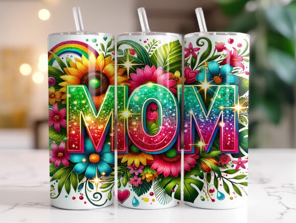 h1>Glitter Mom Floral 20oz Tumbler Wrap PNG – A Designer’s Honest Take for Real Projects