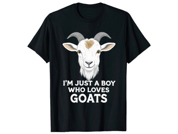 I'm Just a Boy Who Loves Goats T-Shirt Review