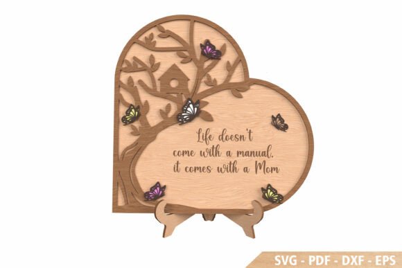 Mom Tree Heart Layered Sign Review for Real Embroidery Projects