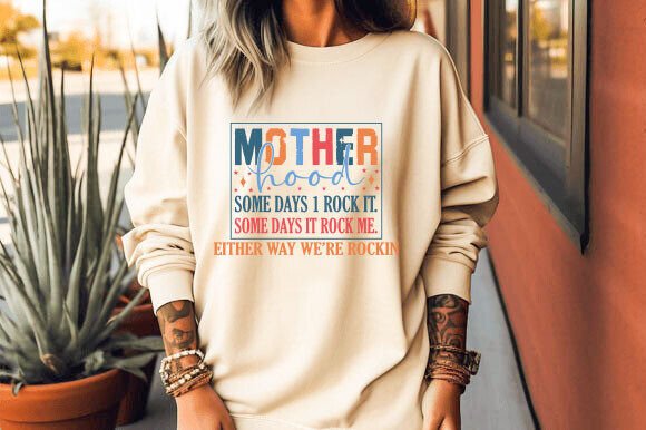 Mother Hood PNG: A Sarcastic Touch for Modern Embroidery