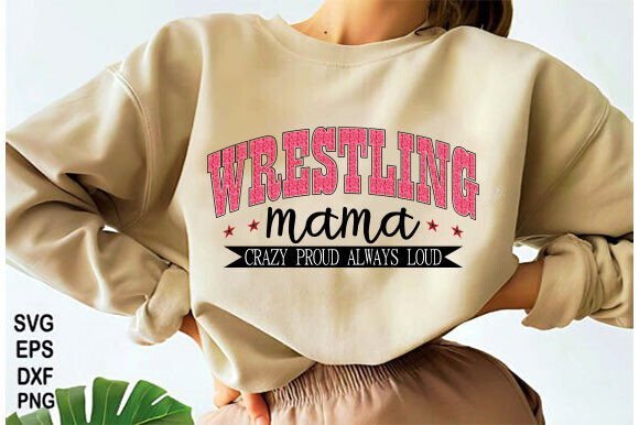 Wrestling Mama PNG: A Humorous Touch for Craft Projects